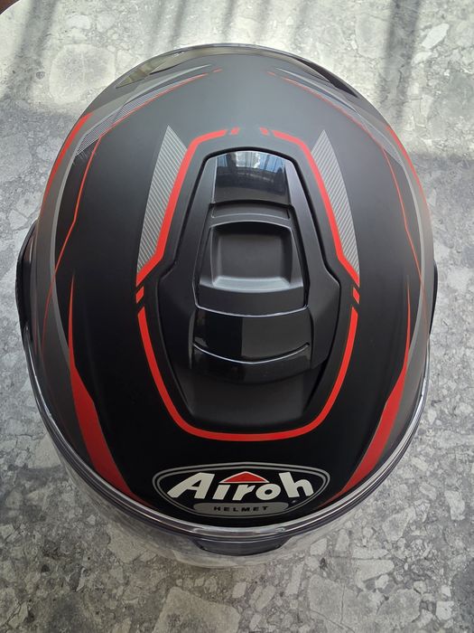 Аiroh Rev 19 modular /flip-up revolution matte black red размер:S