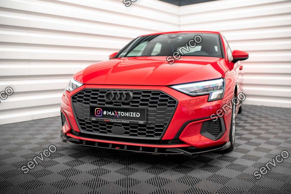 Prelungire splitter bara fata Audi A3 8Y 2020- v18 - Maxton Design