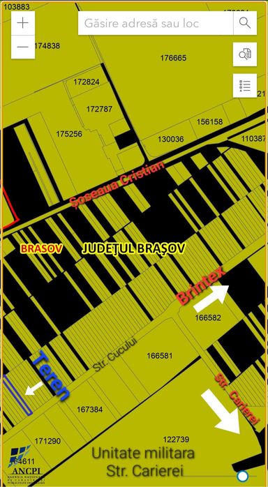 Teren intravilan 2.363 mp – potențial P+6 – zonă în dezvoltare