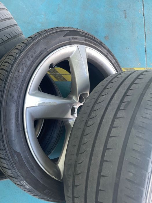 Vând jante audi r19 cu anvelope uzate