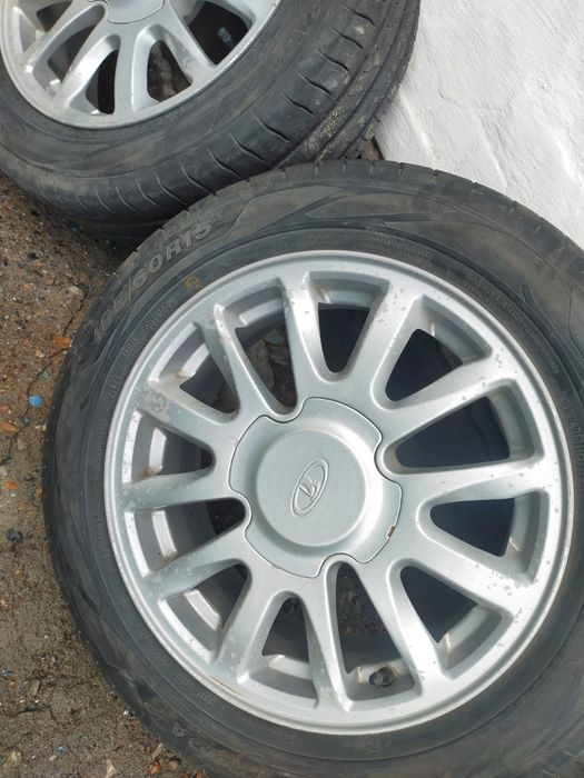 Продам шины летний с дисками r 15