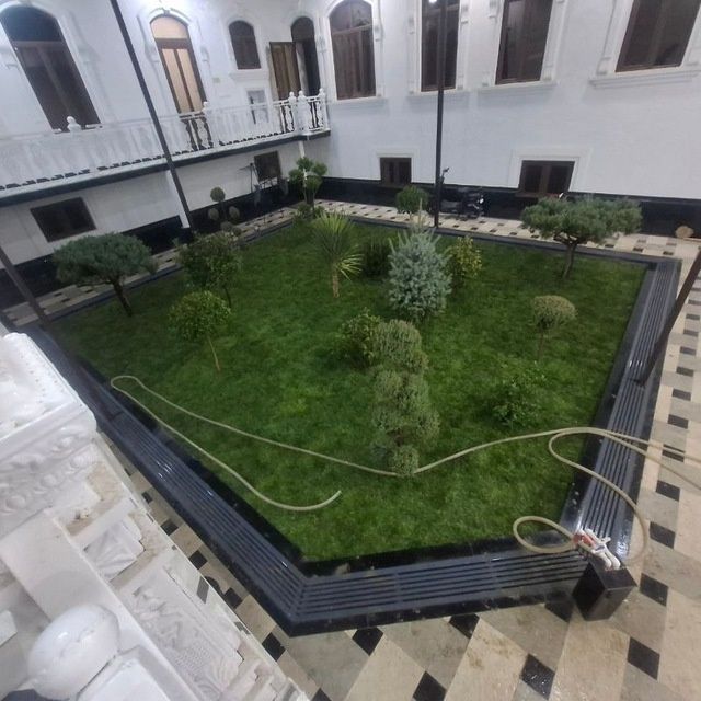 Rulon gazon yotqizish landshaft dizayni