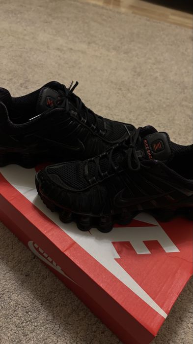 nike shox black/negrii