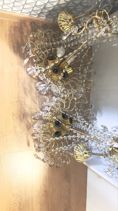 Люстры хрустпль в отличном состоянии