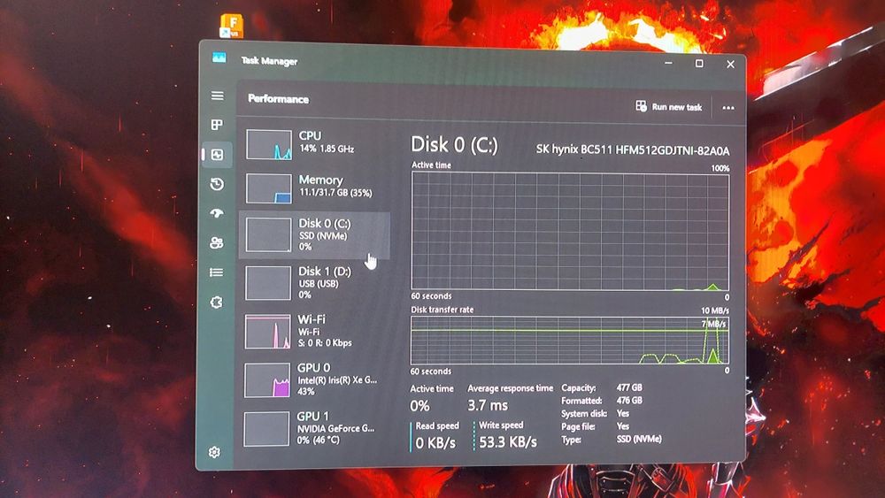 Laptop msi stealth 15m A11SDK