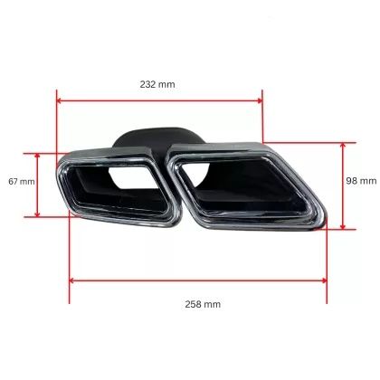 АМГ Накрайници Ауспуси за Mercedes Мерцедес - AMG 63 Дизайн