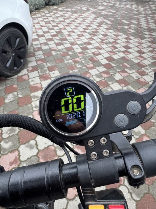 Trotineta electrica Janobike T10 cu sezut, motor dual, 75kmh