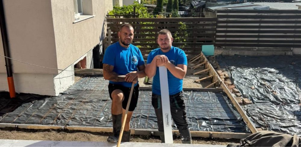 Бетониране на пътеки и гаражи и пътеки