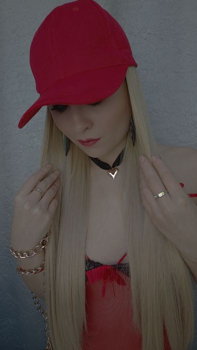 Парик-кепка, красивый блонд.