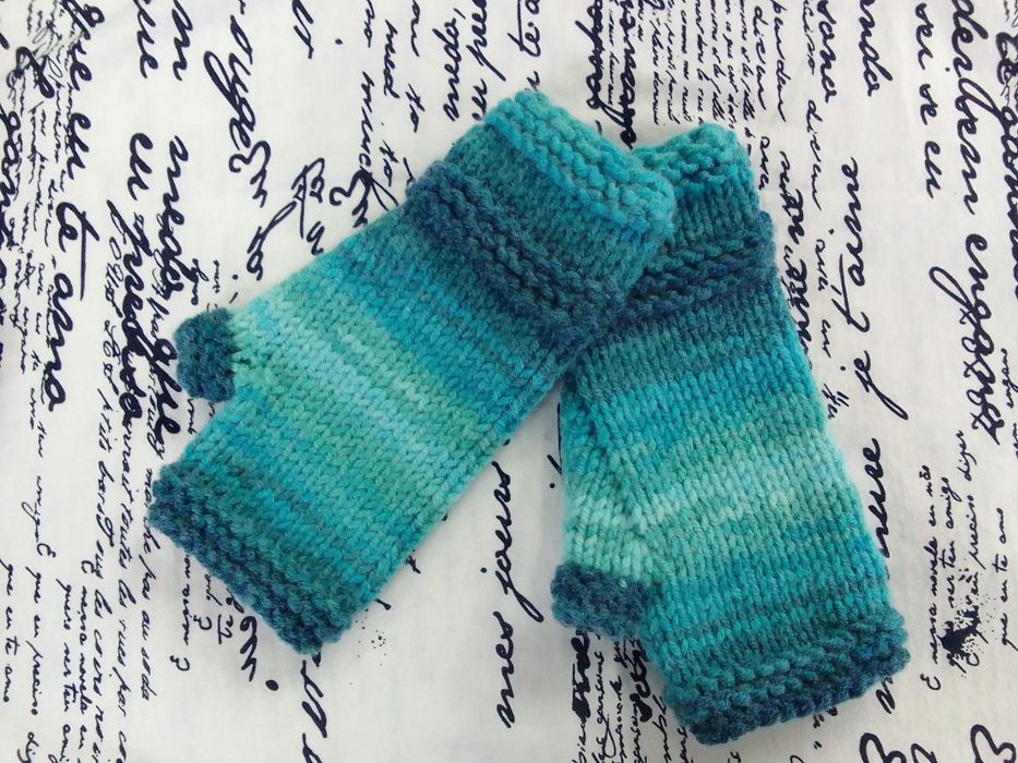 Перчатки-митенки