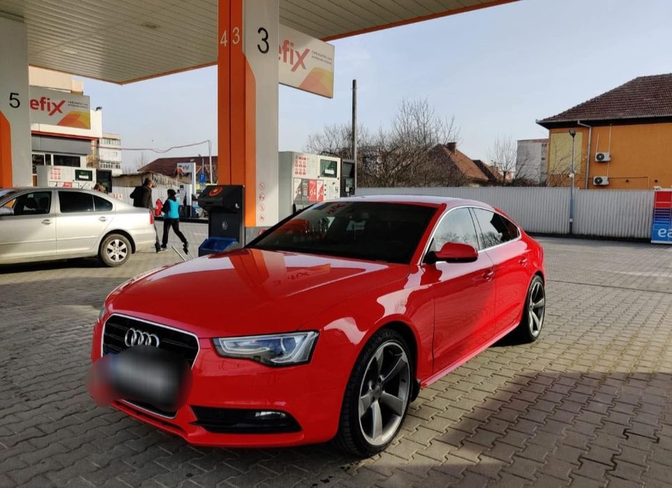 Vând audi a5 1,8 benzină tfsi sportback facelift.. nr. 0757772921  preț 9500 € usor negociabil