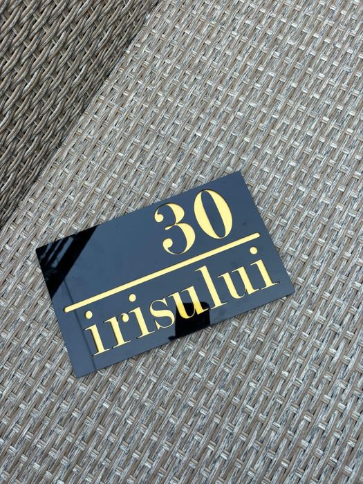 Adresa/numar casa / apartament personalizat