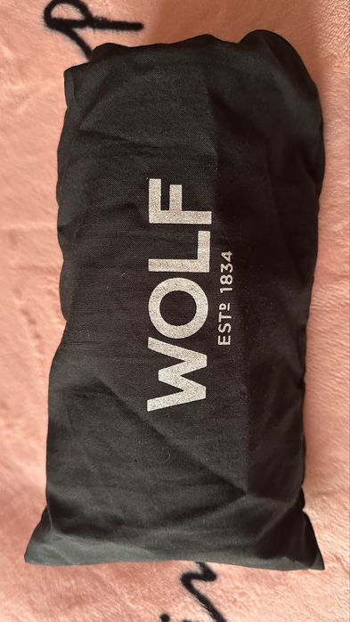 Suport ceasuri cutie Wolf piele