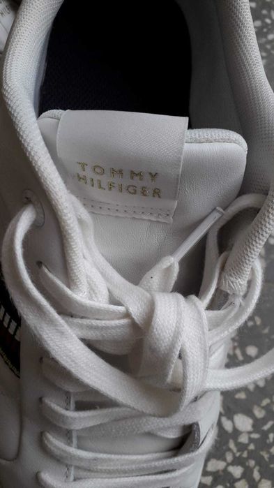 Tommy Hilfiger adidasi casual unisex piele naturala nr.39, model clasic, smart-casual.
