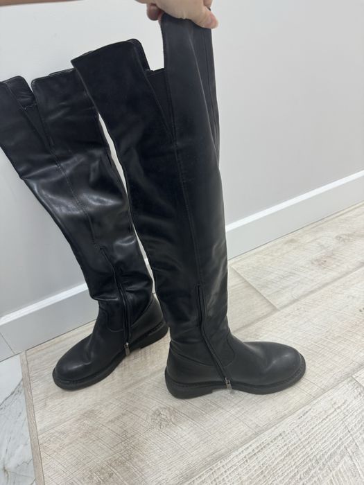 Ботфорты черные. Демисезон