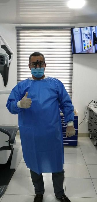 Одноразовые медицинские халаты