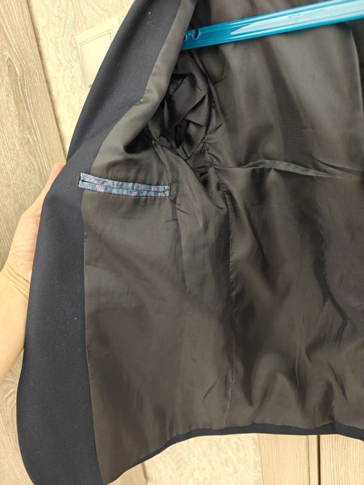 Детский пиджак синий классический