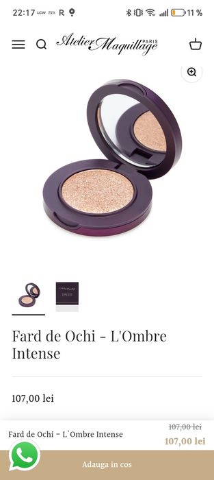 Fard de ochi profesional eclat subtile