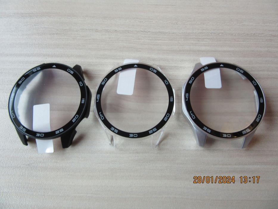 Huawei Watch GT4 / Watch 4 / Твърд удароустойчив кейс с протектор