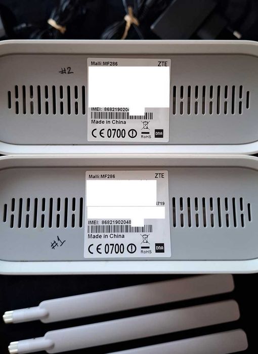 Рутер 4G ZTE MF286 - 2 броя с OpenWRT фърмуер