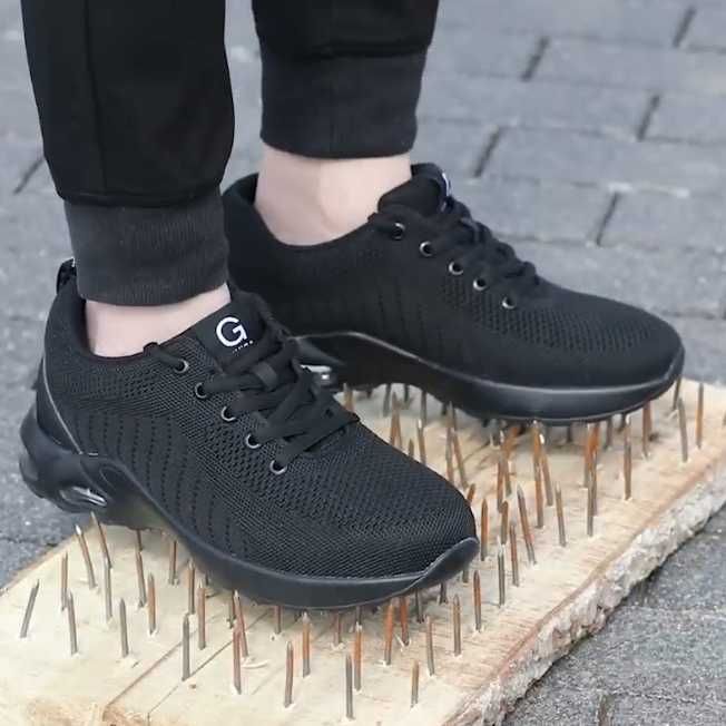 Защитные рабочие ботинки | спецобувь | металлический носок | новая