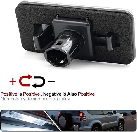 Плафони LED №5065-16 за регистрационен номер Lexus Cruiser Prado J100