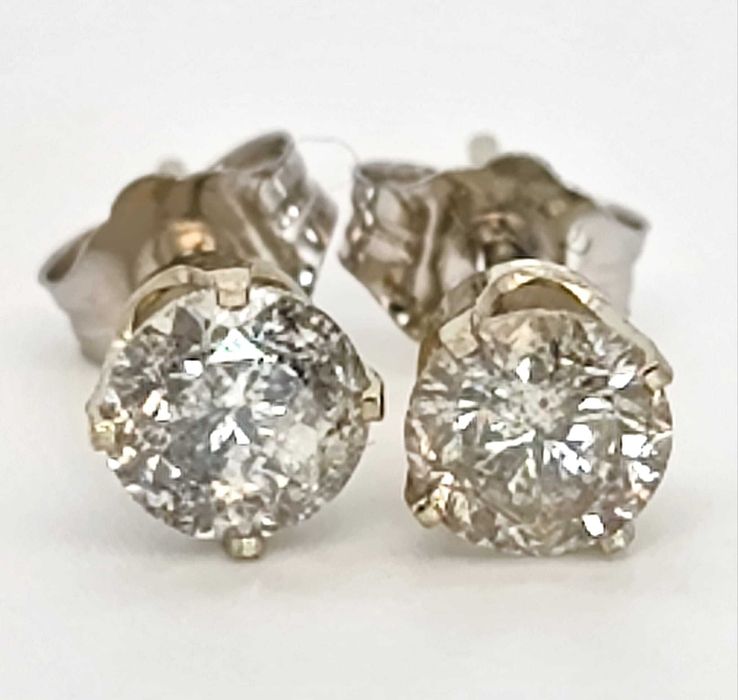Cercei 14k diamante naturale 1.00ct