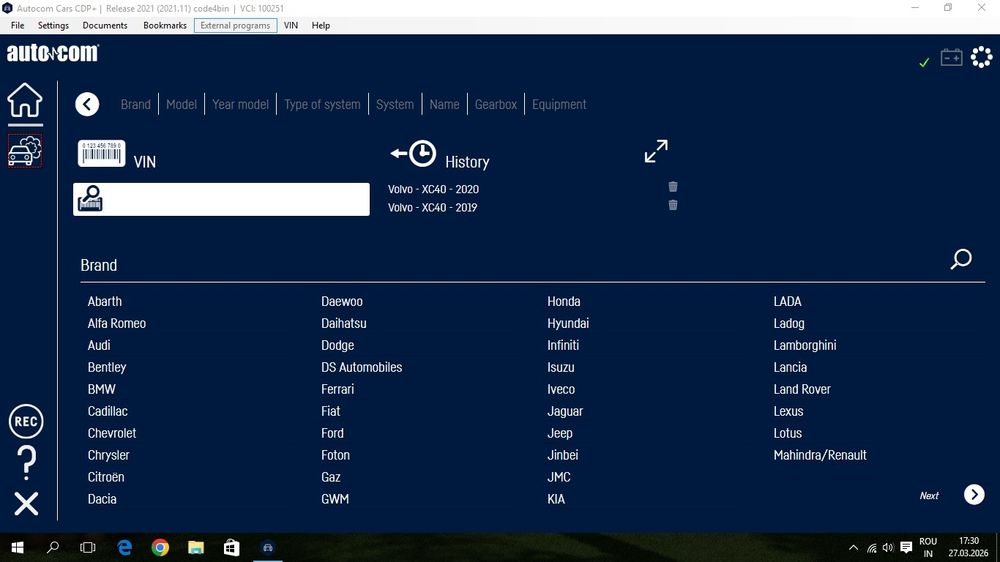 Diagnoza auto Delphi 2021