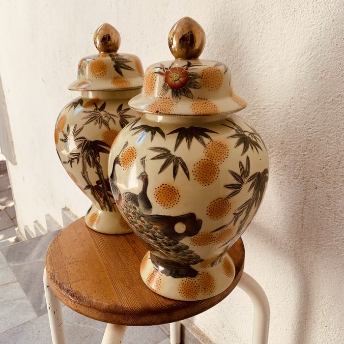 Ретро декоративни шведски керамични вази – комплект