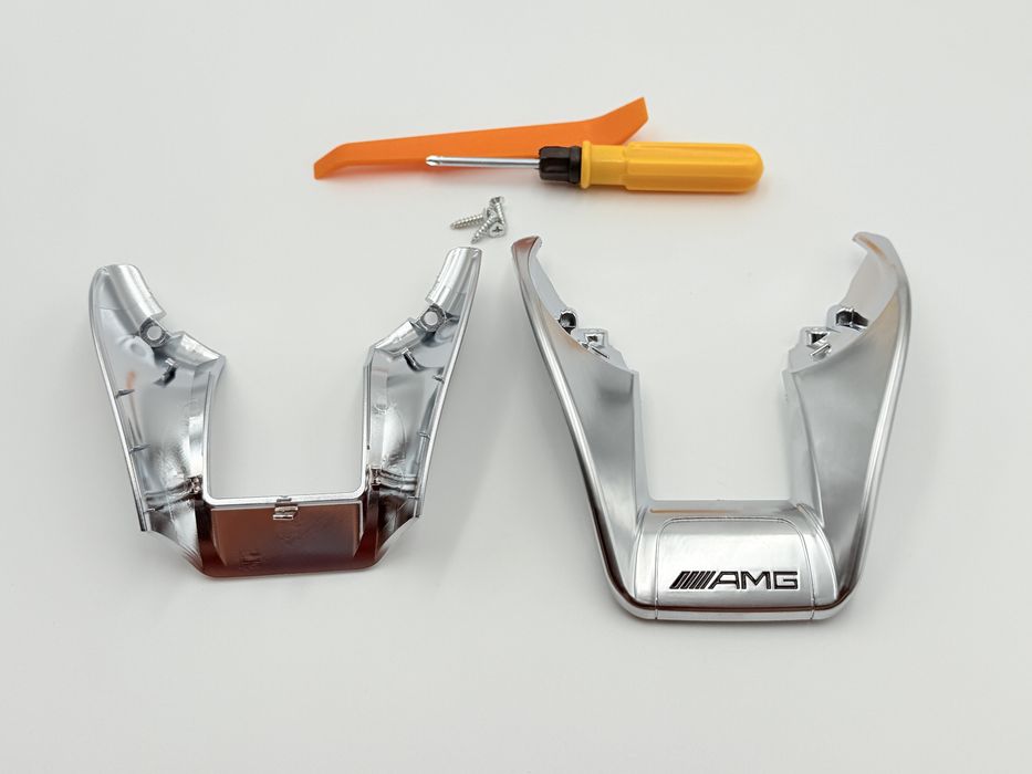 Trim Emblema Mercedes AMG volan gri