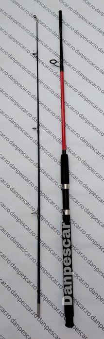 SET 4 Lansete ES fibra sticla plina 2,10m  pescuit la dunare 100-250gr