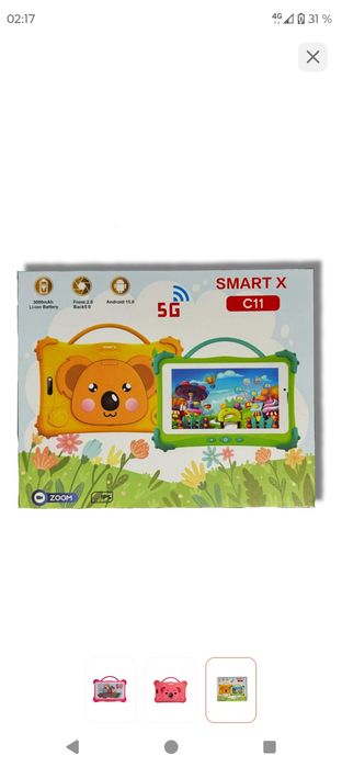 Планшет детский обсолютно новый