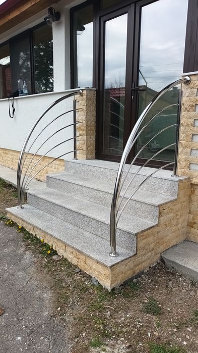 Balustrade inox.