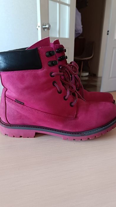 Ботинки зимние нубук