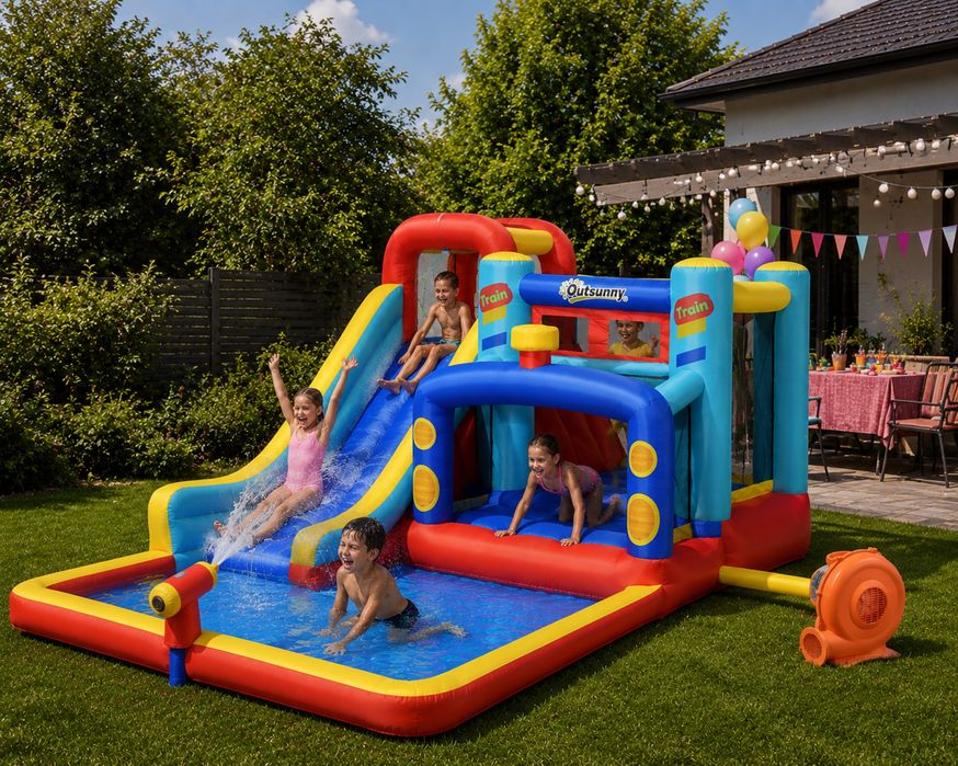 Castel gonflabil  de inchiriat 5 in 1!