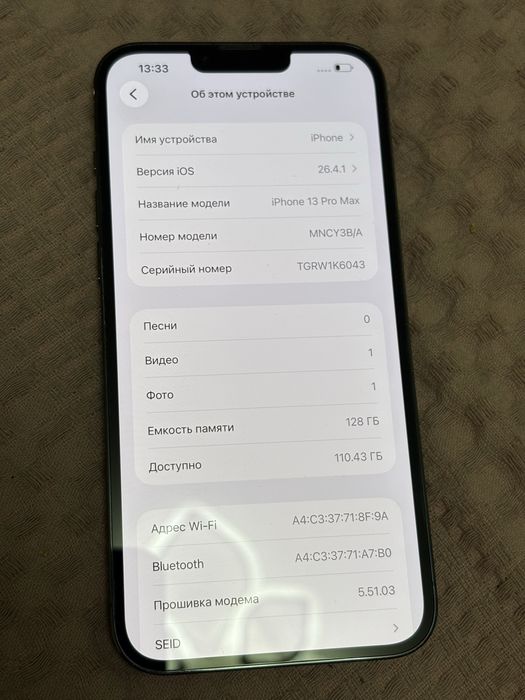 Iphone 13 Pro Max 128gb