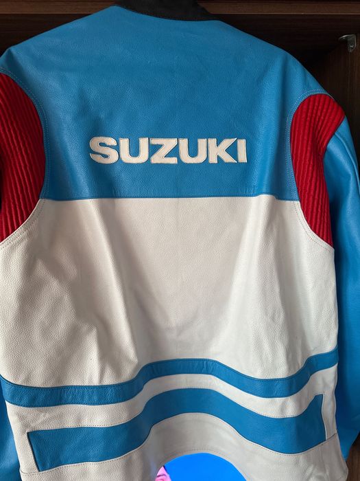 Яке с протектори за мотори Suzuki кожа 4xl оригинално