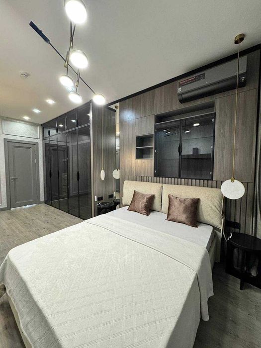 3-комнатная 94 м² с ремонтом и террасой. ЖК Akay City. Дархан. Премиум