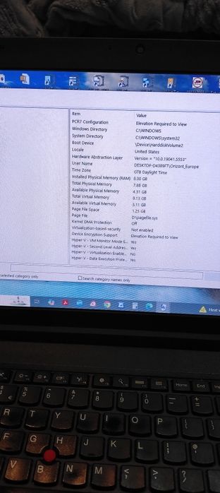 Laptop Lenovo T540t full