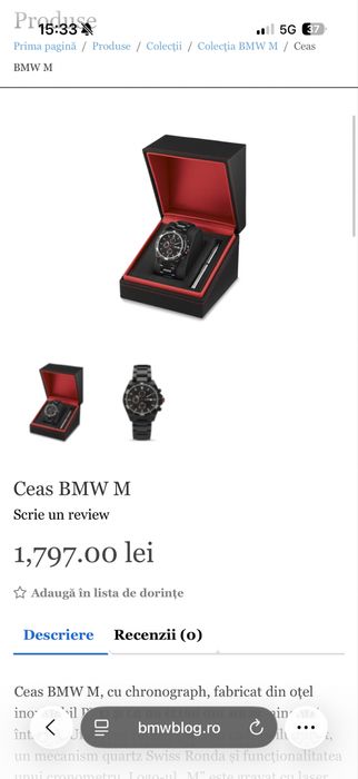 Ceas BMW M Chronograph