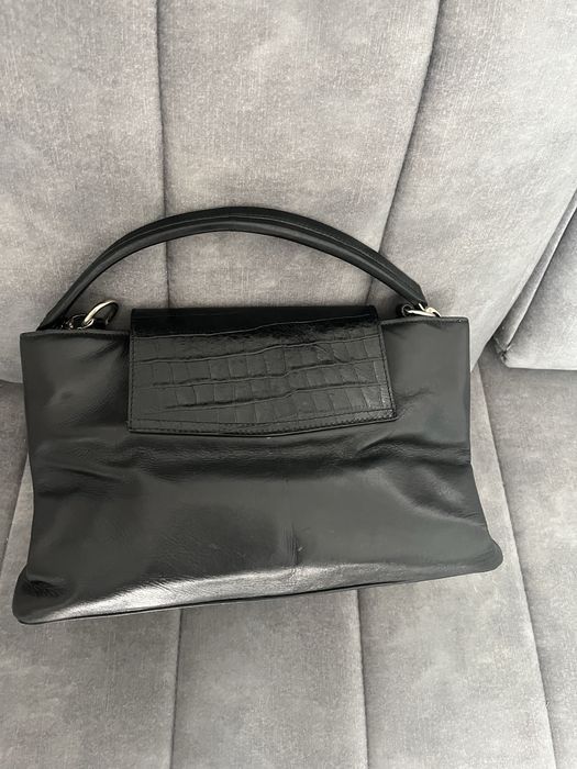 Geanta piele neagra