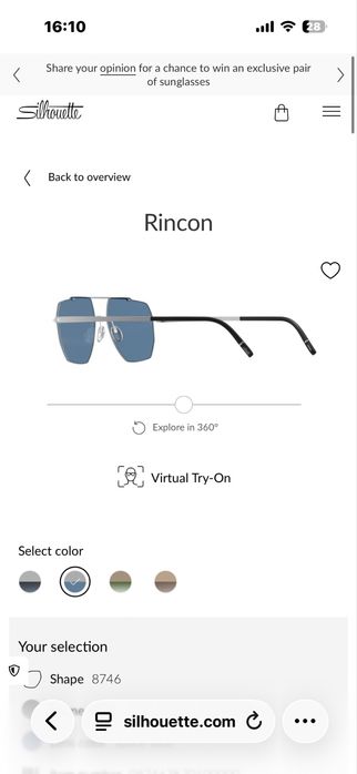 Оригинални слънчеви очила на Силует