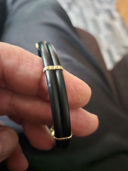 Златна гривна 14к 4грама  злато и силикон в много добро състояние