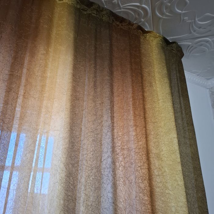 Шторы для окна с балконом