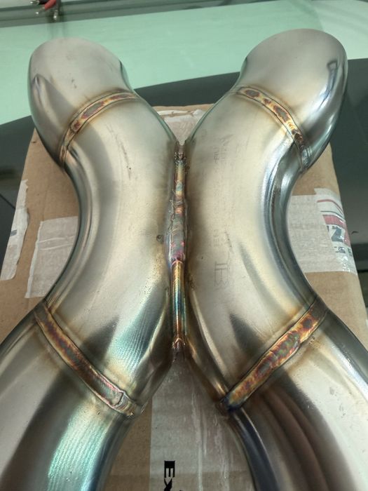 Х пайп 60мм от неръждаема стомана X pipe stainless steel
