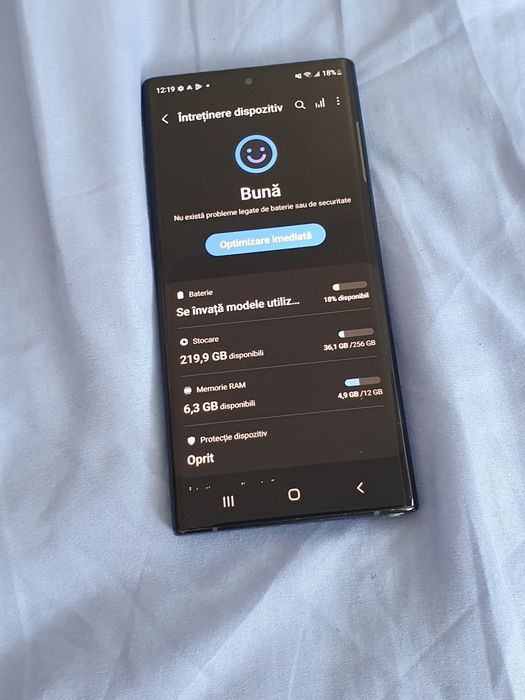 Vând Samsung Galaxy Note 10 Plus 256GB / 12GB RAM Fisurat~