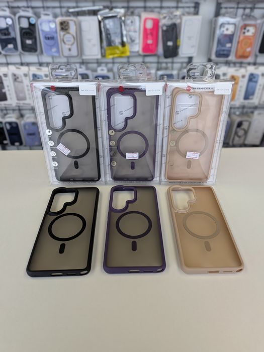 Folie, Cablu, Încărcător, Husa fumurie cu MagSafe Samsung S26 Ultra