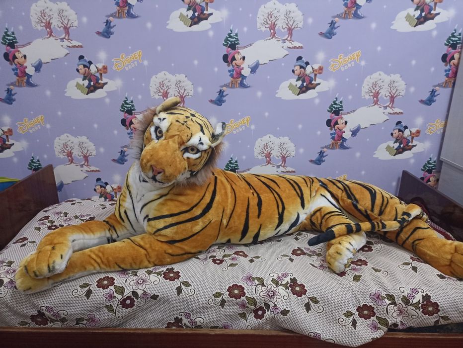 Тигр игрушка мягкая