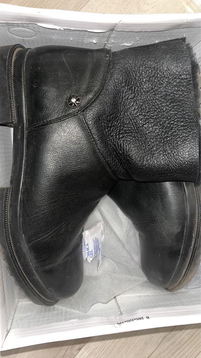 Продам кожаный сапоги