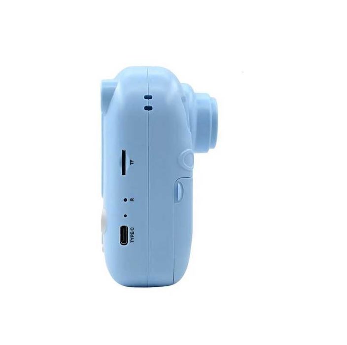 Детски фотоапарат+принтер Mercado Trade, За моментни снимки, Син